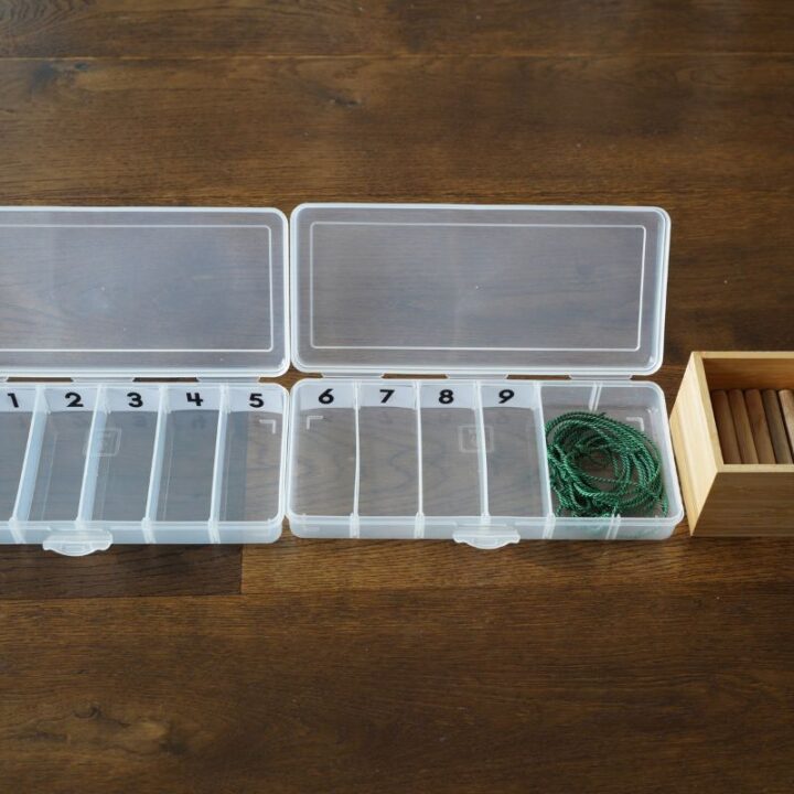 How to Make DIY Montessori Spindle Boxes