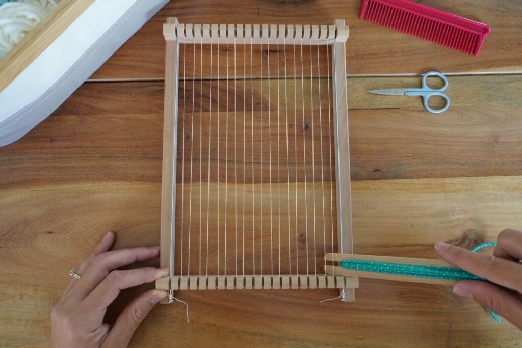Weaving Rocking Frame How to Introduce Weaving: Setting Up a Frame and Getting Started